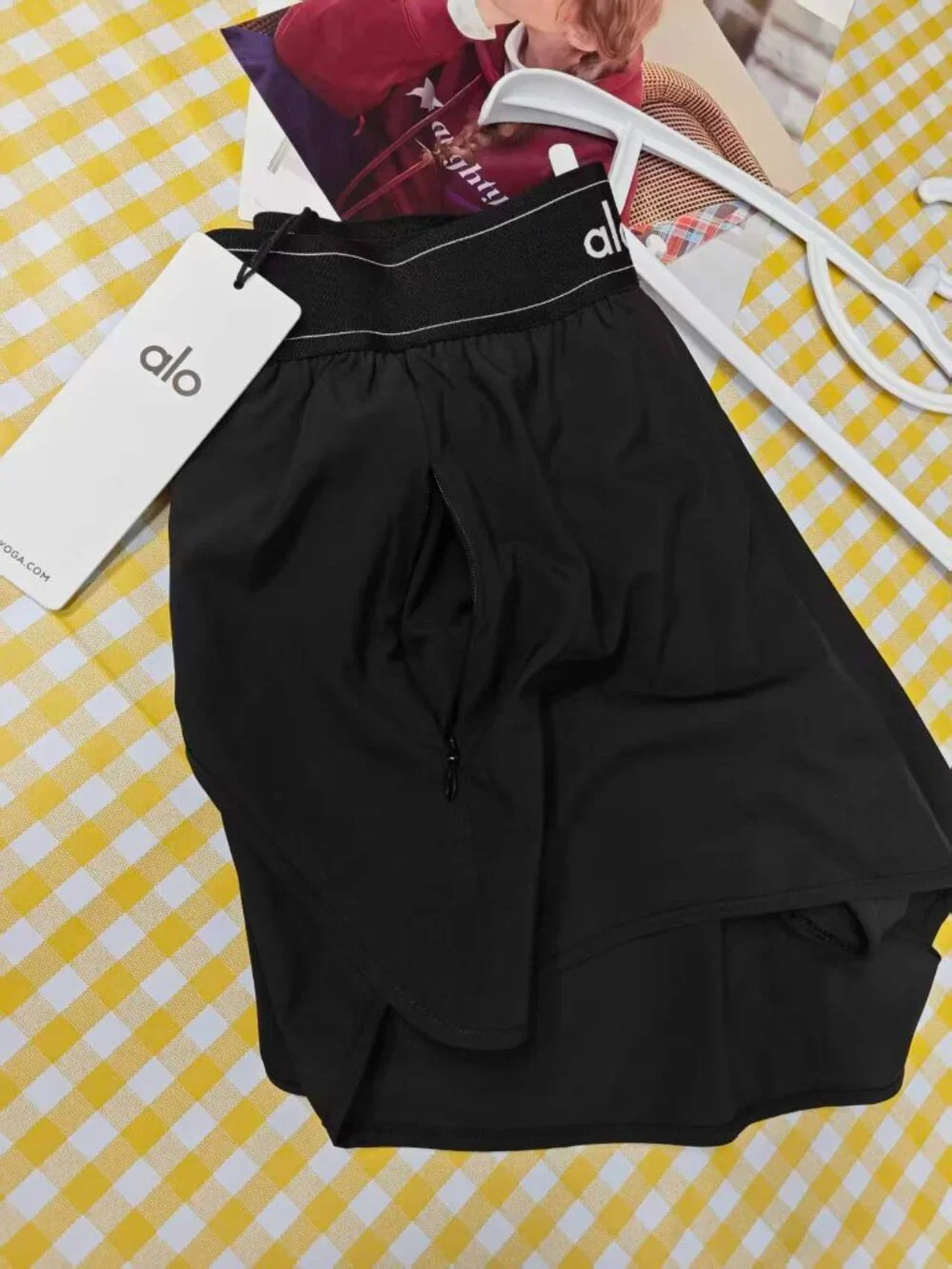 NWT ALO Match Point Short Black 🏷️ Tennis Athletic Shorts